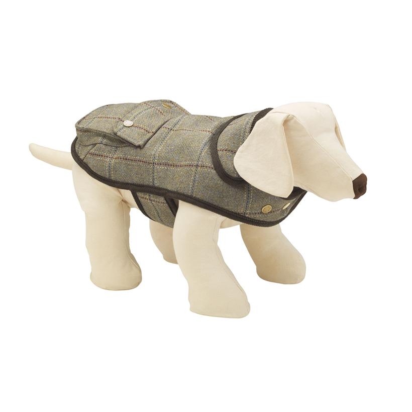 Chadwick Tweed Dog Jacket - LISH Dog Luxury Fashion and Accessories