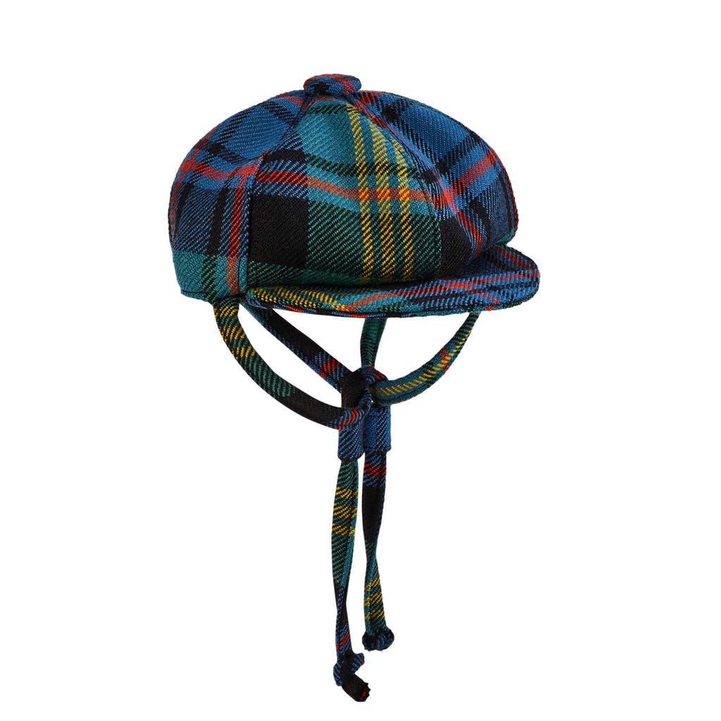 Ellen Scottish Tartan luxury dog hat by LISH luxury petwear